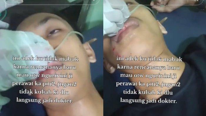 Viral aksi sejumlah perawat sedang tertawa ketika menangani seorang pasien remaja laki-laki di Gowa, Sulsel.