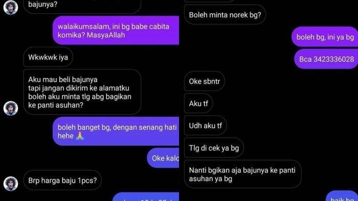 Isi chat Babe Cabita.