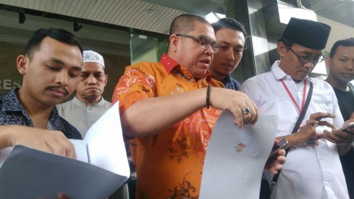 Razman Arif Nasution di Bareskrim Polri, Senin (28/8/2017).