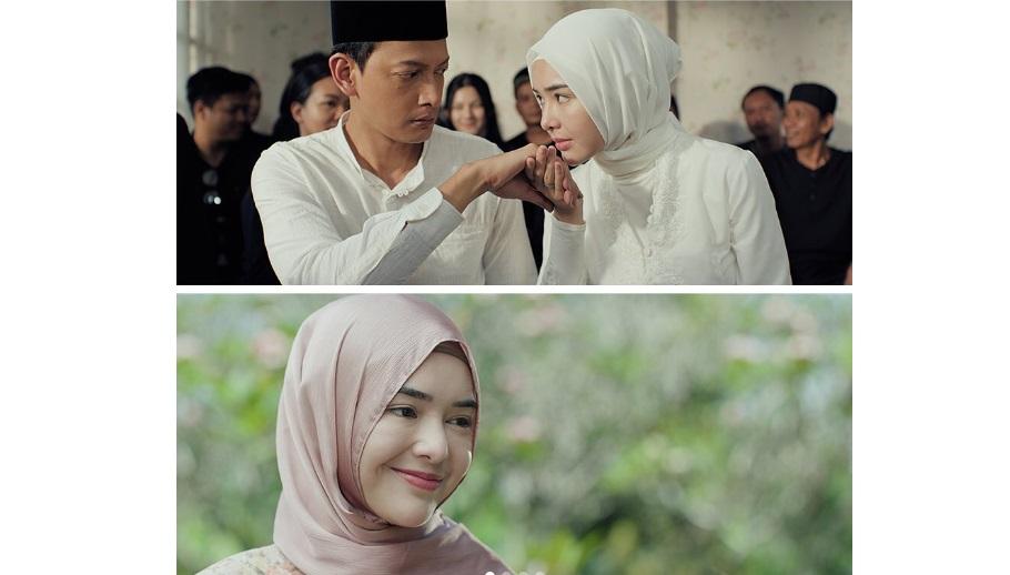 NYAMAN PAKAI HIJAB - Akting Amanda Manopo bareng Fedi Nuril di film 1 Imam 2 Makmum (arsip instagram 2024).