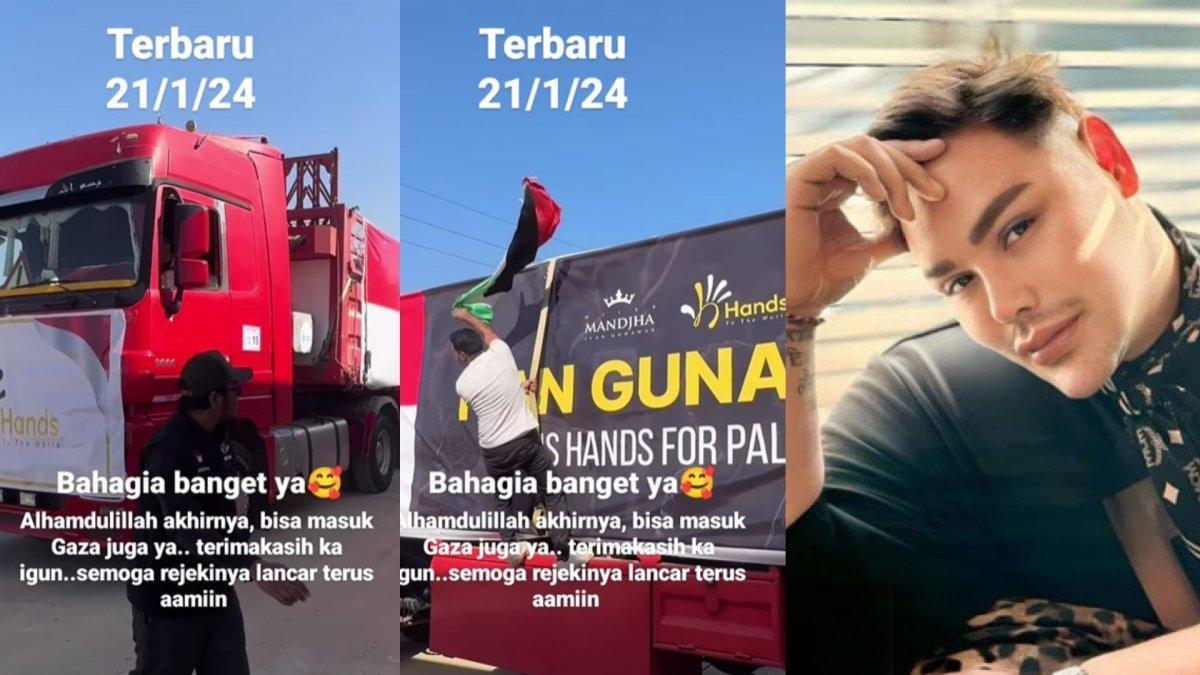 Donasi Ivan Gunawan untuk warga Palestina.