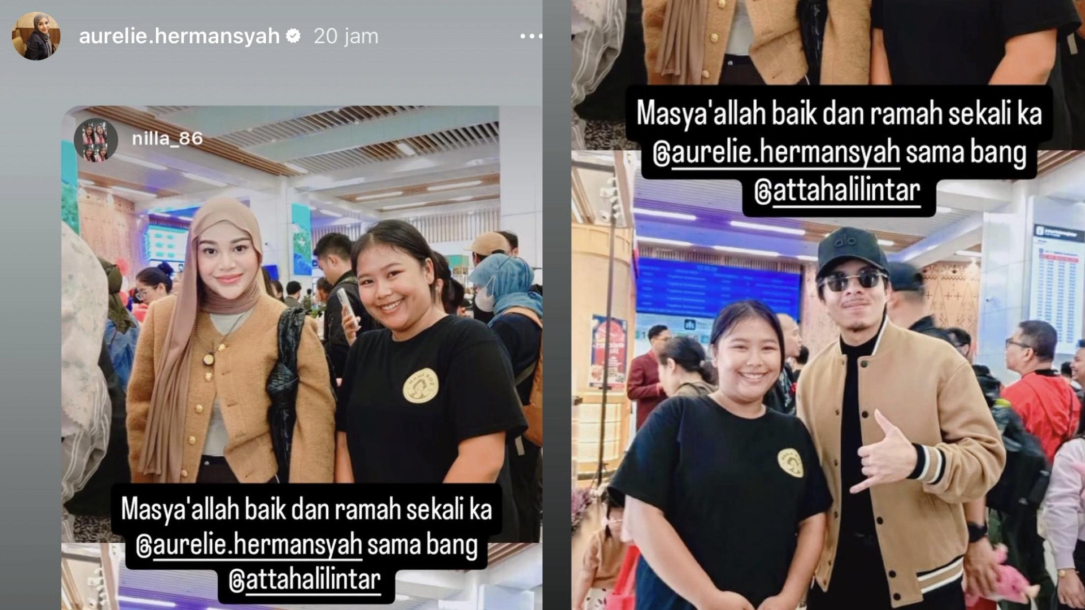 Fans ungkap sifat asli pasangan artis Atta Halilintar dan Aurel Hermansyah.
