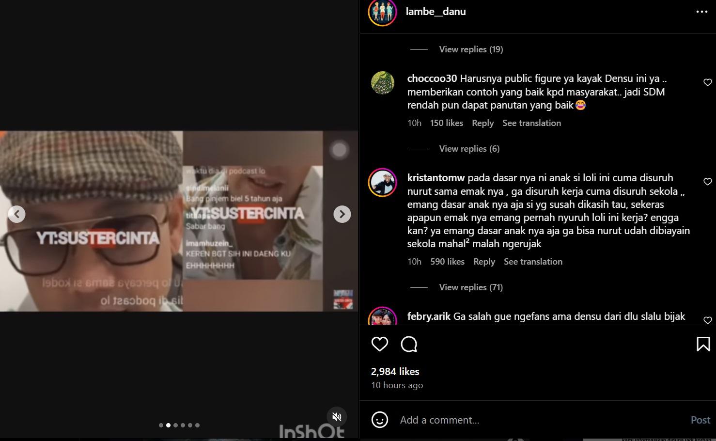 Klarifikasi Denny Sumargo soal podcast dengan Lolly.