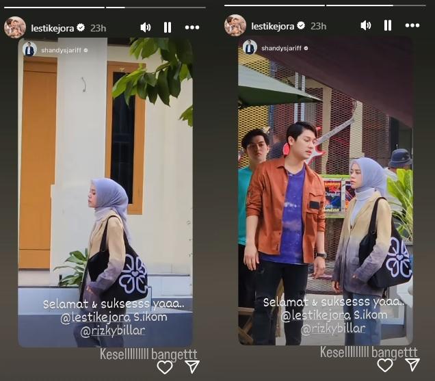 Lesti Kejora syuting lagi.
