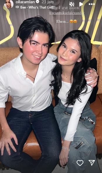 Olla Ramlan posting foto Sean gandeng cewek.