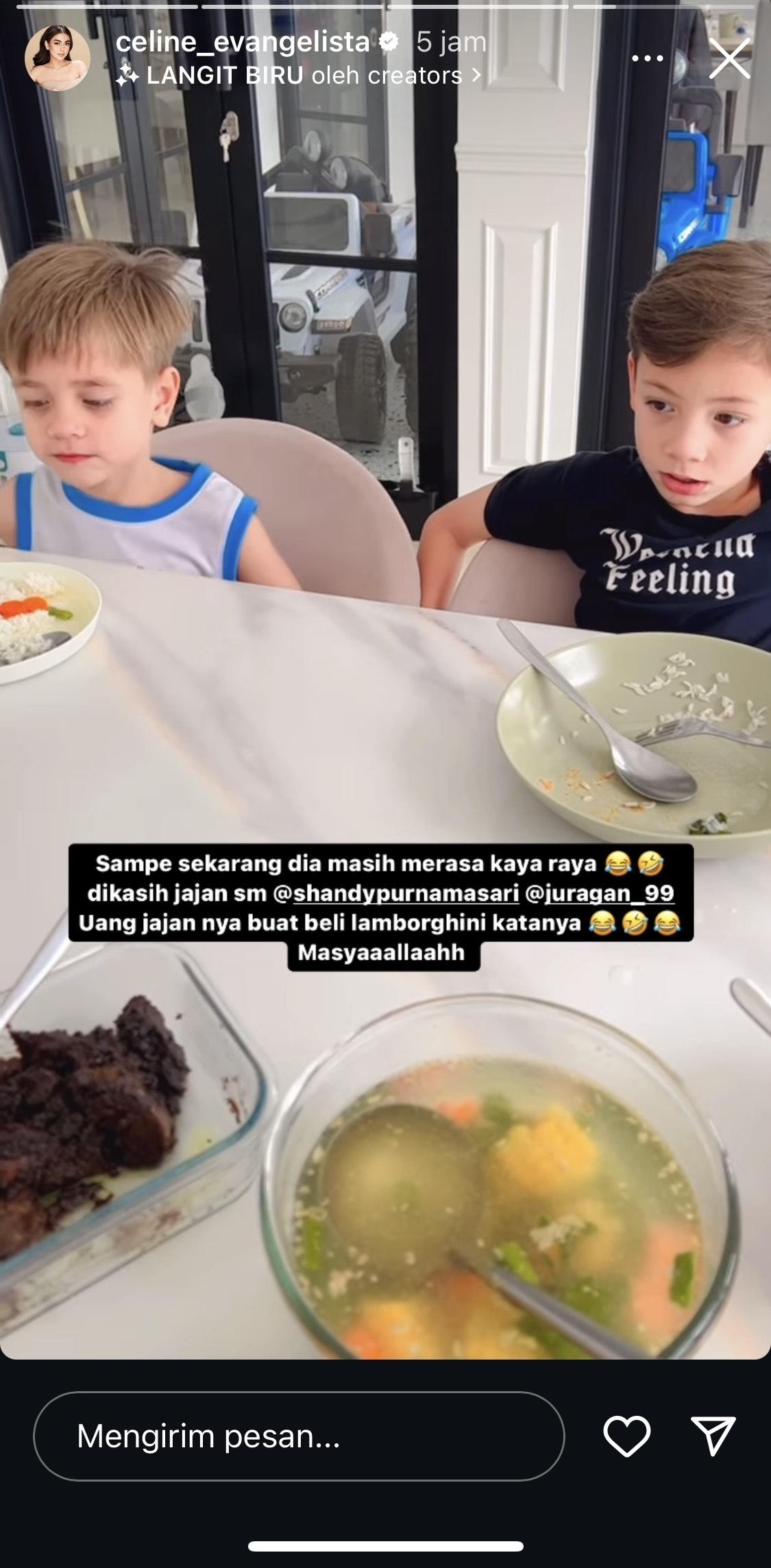 Polosnya Cio yang sesumbar ingin beli mobil Lamborghini usai dapat uang jajan dari Shandy Purnamasari dan Gilang.