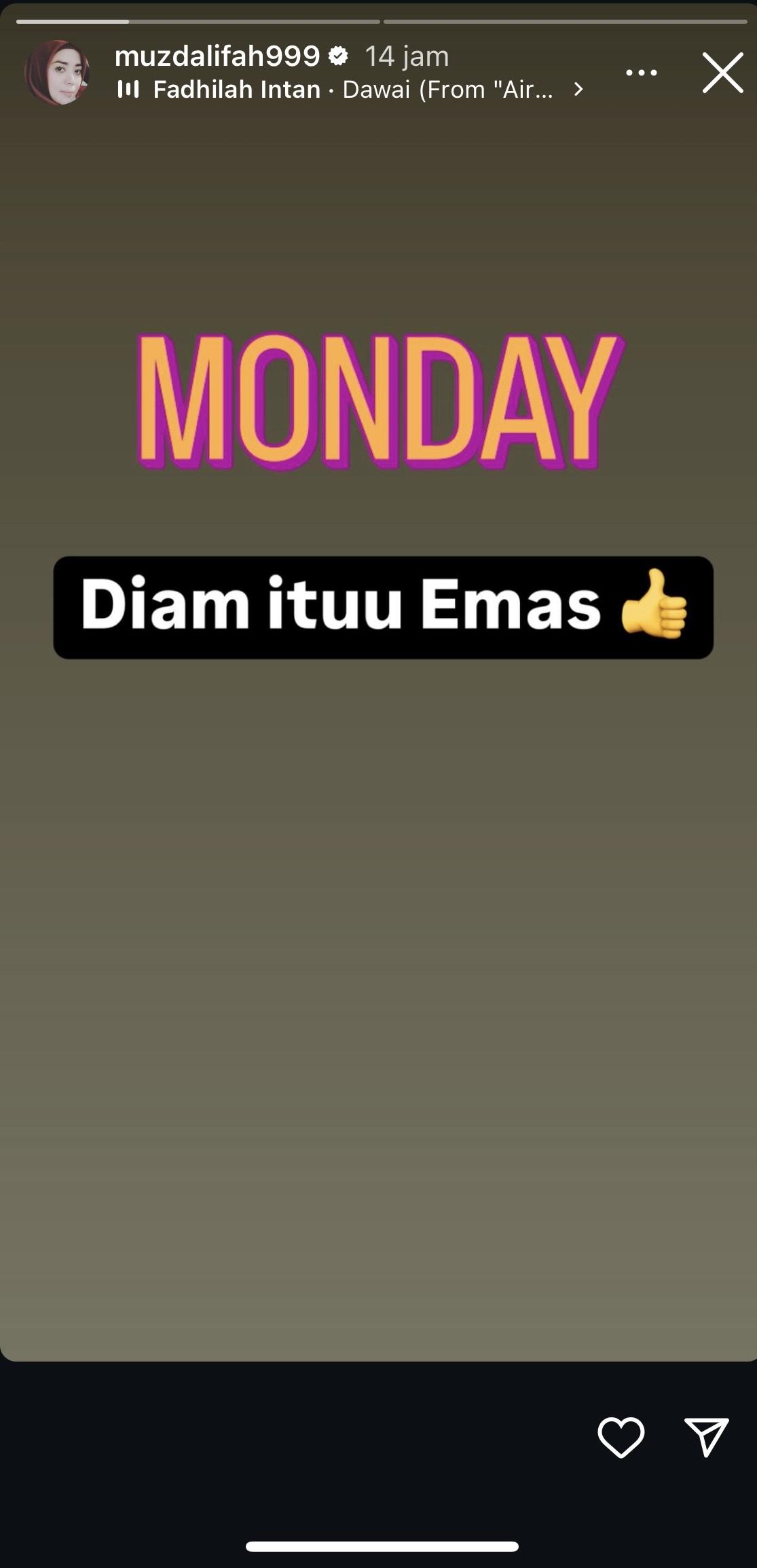 Postingan bernada ambigu di media sosial Muzdalifah