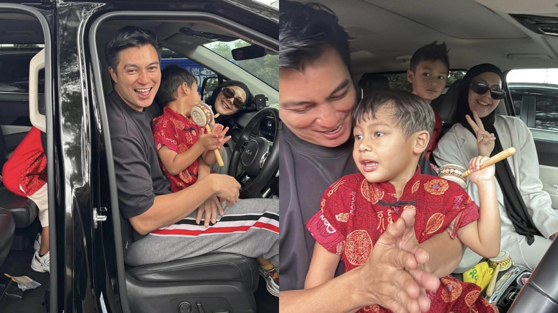 DIDOAKAN RUJUK - Potret Baim Wong dan Paula Verhoeven bersama Kiano dan Kenzo dari capture instagram, Jumat (14/2/2025). Postingan Baim Wong di instagram pamerkan momen semobil lagi bareng Paula Verhoeven, langsung banjir doa rujuk.