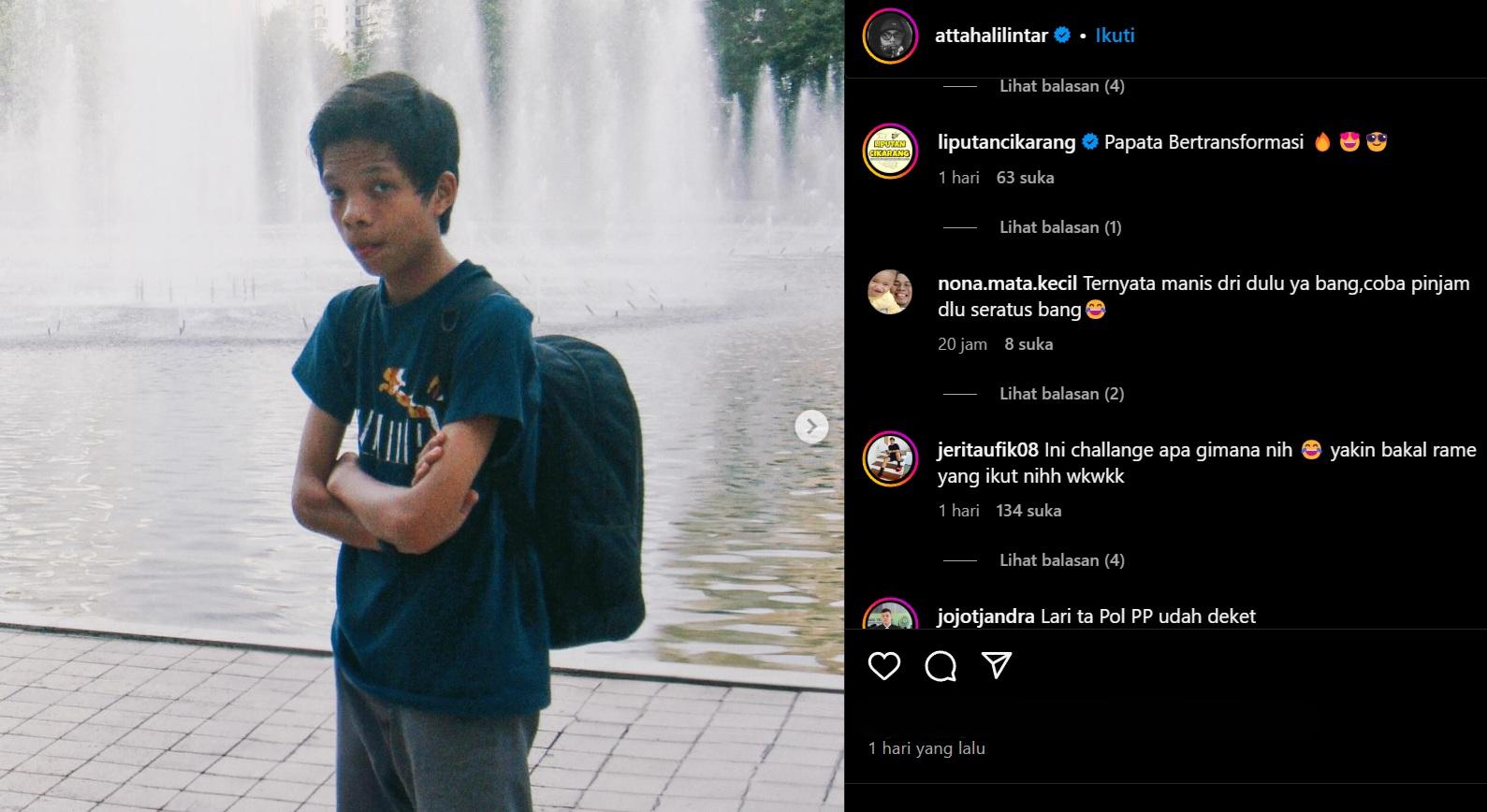 Potret lawas Atta Halilintar tuai sorotan