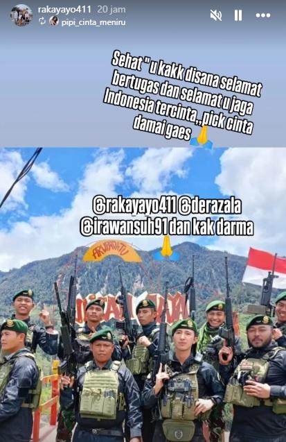 Rakaya ungkap kabar Lettu Fardhana kini.