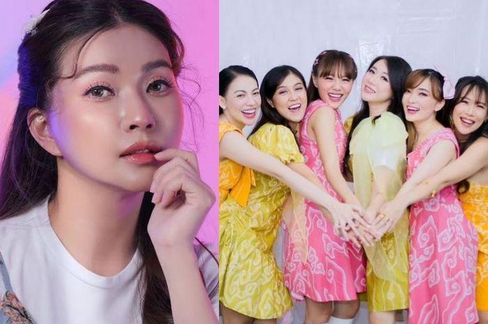 Sarwendah dan mantan personel Cherrybelle.