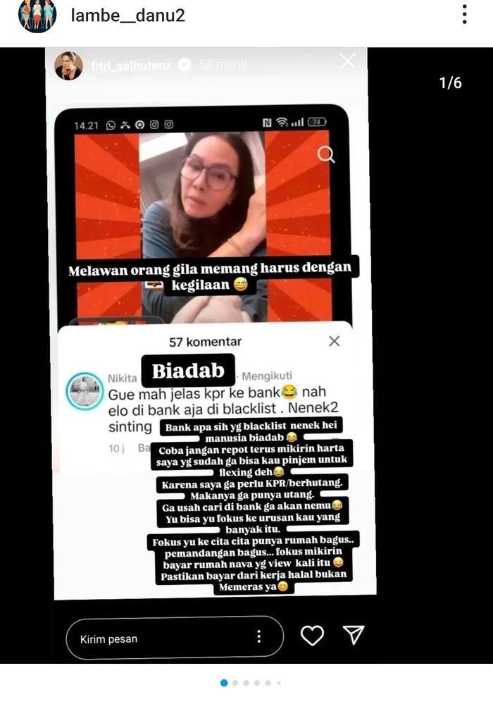 Sindiran Fitri Salhuteru pada Nikita Mirzani.