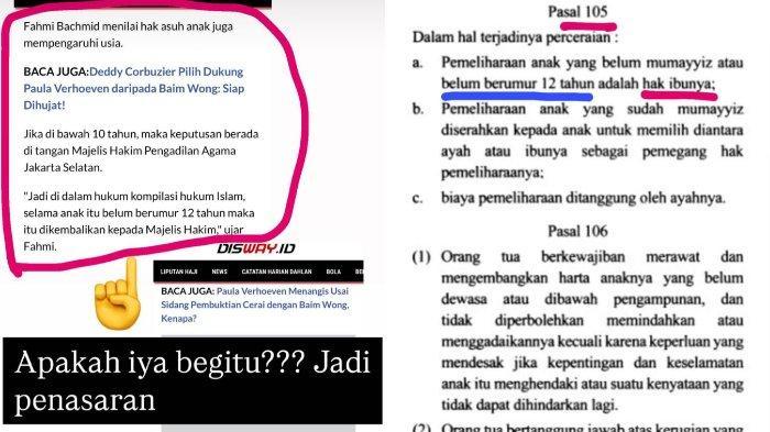 Sindiran pedas Paula Verhoeven soal hak asuh anak.