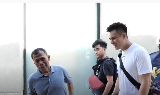 Baim Wong bersama Pak Slamet.