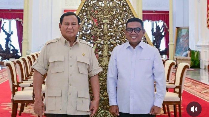 Cagub Banten Terpilih 2024-2025 Andra Soni mendapat kesempatan diterima Presiden Prabowo Subianto di Istana Negara.