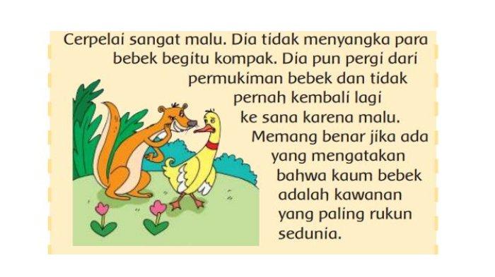 Cerpelai menghasut Bebek agar meninggalkan …