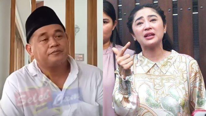 Dewi Perssik sempat terlihat menangis seusai menjalani mediasi dengan Ketua RT.