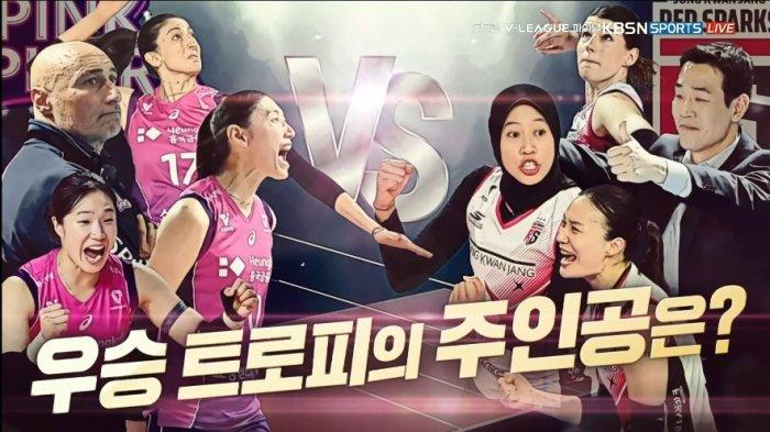 Berikut hasil lengkap final Liga Voli Korea Putri 2024/2025 antara Red Sparks vs Pink Spiders, Selasa (8/4/2025) malam pukul 19.50 WIB.