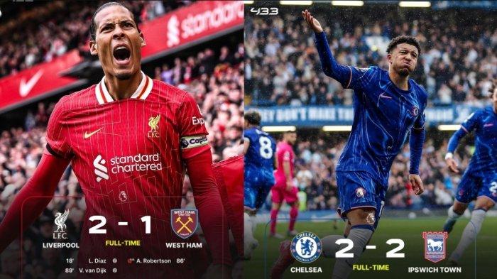 Liverpool kini semakin kokoh di Puncak Klasemen Liga Inggris, dengan perolehan 76 poin.