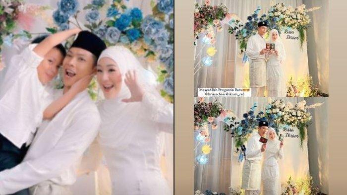 Pernikahan Ikram dan Larissa.