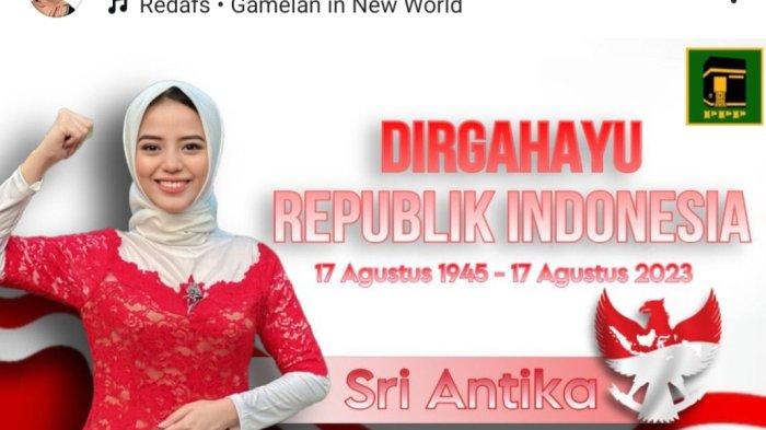 Sri Antika Ucapkan Selamat HUT RI