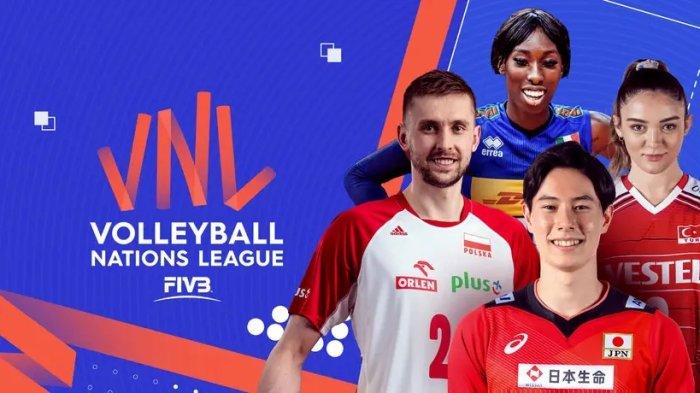 Jadwal pertandingan dan link live streaming perempat final voli putra VNL 2023. Prancis vs Amerika Serikat, Jepang vs Slovenia