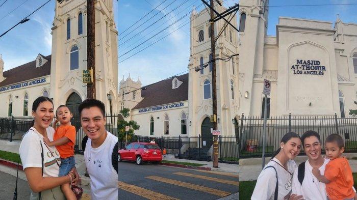 Meski sedang berlibur ke luar negeri, Baim Wong dan Paula Verhoeven tak ingin melewatkan ibadah salat. Mereka pun mengunjungi Masjid At-Thohir.