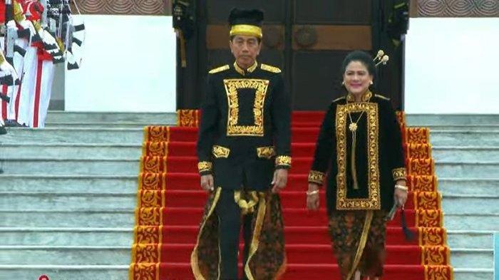 Tahun terakhir menjabat sebagai Presiden Indonesia sekaligus sebagai Inpekstur Upacara HUT Kemerdekaan RI, Jokowi memakai baju adat Kustin yang terinspirasi dari Kesultanan Kutai Kertanegara, Kalimantan Timur.