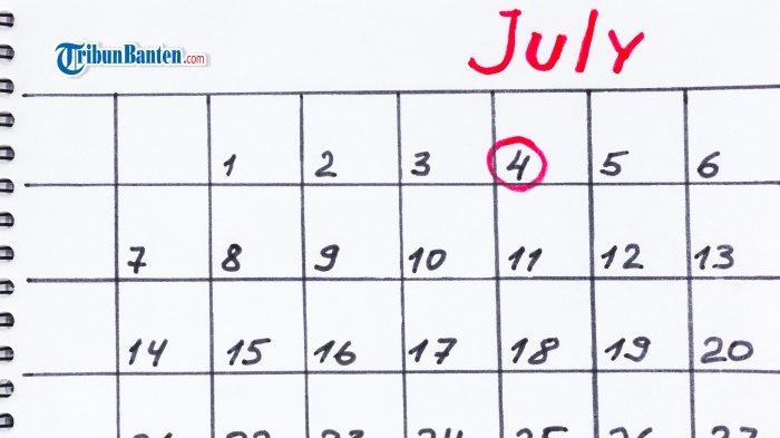 KALENDER JULI 2025 - Foto ilustrasi kalender Juli 2025 yang diolah dari Freepik.com, Kamis (26/6/2025).