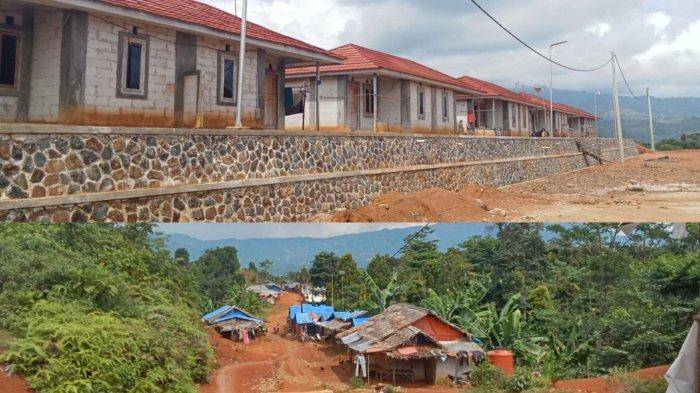 HUNTARA - Potret dua desa yang ada diperbatasan antara Kabupaten Lebak, Banten dan Kabupaten Bogor, Jawa Barat yang menjadi korban bencana alam longsor pada tahun 2020.