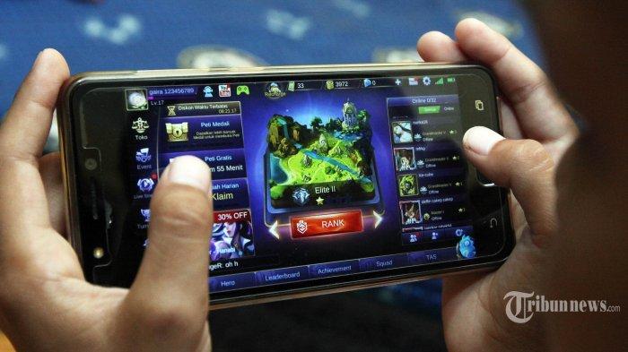 Ilustrasi lomba game online Mobile Legend