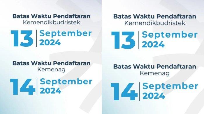 Jadwal pendaftaran CPNS 2024 untuk instansi Kemdikbud dan Kemenag.