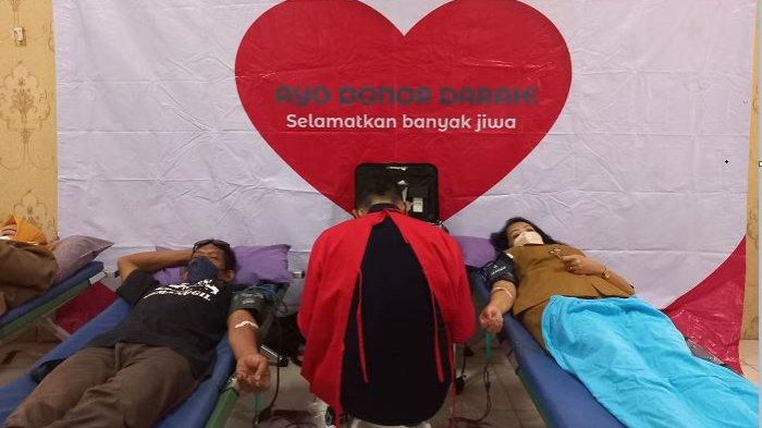 Proses Pelaksanaan Donor darah.