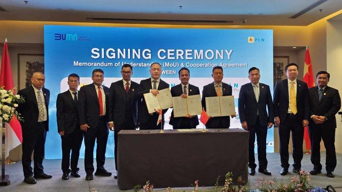 PT PLN (Persero) Grup mengantongi peluang kerja sama dengan tujuh perusahaan asal China.