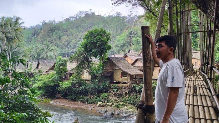 Suasana Kampung Gajebo, di Baduy Luar, Kabupaten Lebak Banten.