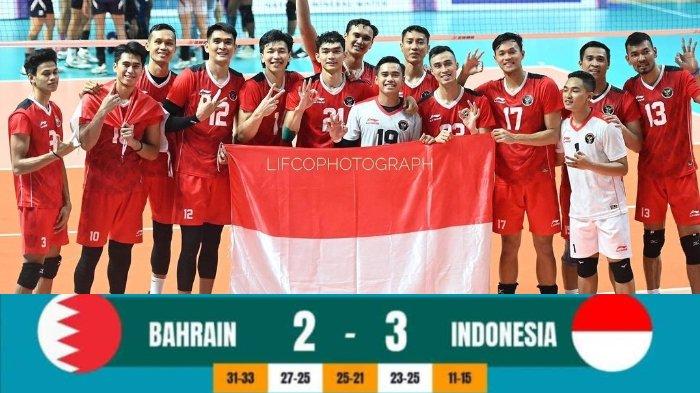 Jadwal pertandingan dan link live streaming babak 12 besar AVC Challenge Cup 2023 Timnas Voli Putra Indonesia vs Kazakhstan.