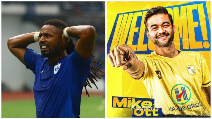 Kolase striker PSIS Semarang Carlos Fortes dan gelandang serang Barito Putera, Mike Ott. Jika keduanya dimainkan pada laga di Stadion Jatidiri besok Sabtu (6/8/2022), tentunya bakal menjadi darah segar bagi masing-masing tim.
