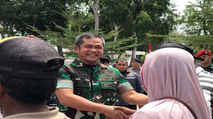 Kepala Staf Angkatan Darat (KSAD) Jenderal TNI Maruli Simanjuntak berada di Pulau Galang dalam kunjungannya ke Batam, Kamis (8/8/2024)