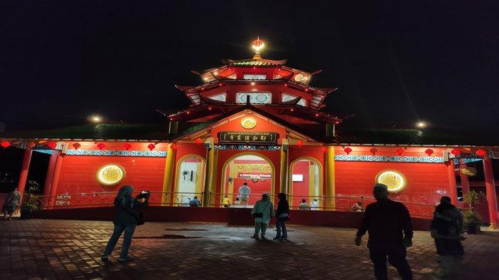 Masjid Cheng Ho yang berada di Kecamatan Bengkong, Kota Batam. Foto diambil Selasa (10/9/2024) malam