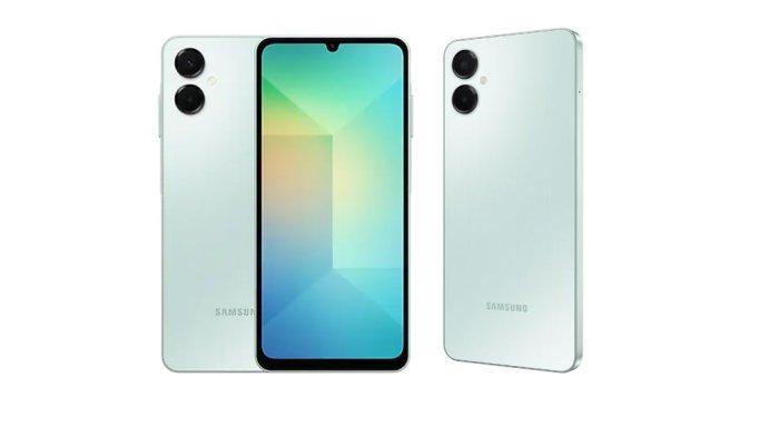 HARGA SAMSUNG SERIES- Desain Samsung Galaxy A06 5G dilansir dari samsung.com, Jumat (2/5/2025). Berikut harga HP Samsung Galaxy A06 5G di Mei 2025.