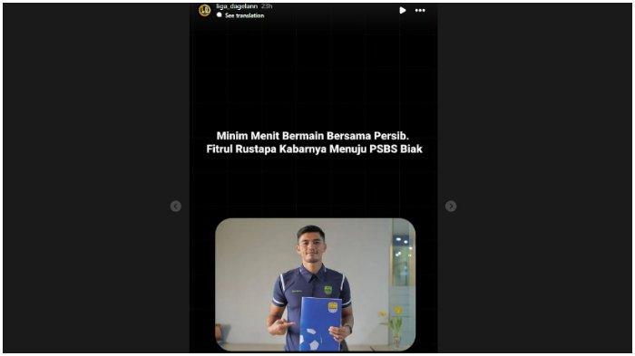Fitrul Dwi Rustapa dirumorkan akan merapat ke klub promosi Liga 1 musim depan yaitu PSBS Biak.