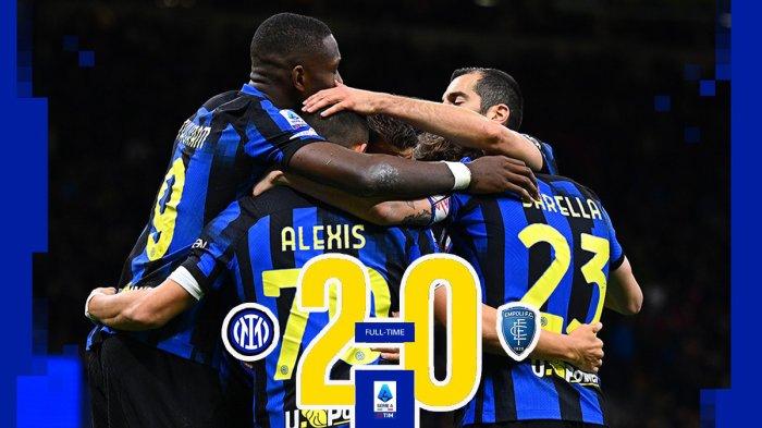 Hasil Liga Italia 2023-2024, Inter Milan menang 2-0 atas Empoli di pekan 30 Serie A, Senin (1/4/2024)