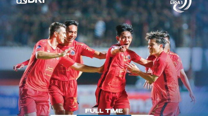 Persija Jakarta mengalahkan PSS Sleman dengan skor 1-3 di Stadion Maguwoharjo, Jumat (4/8/2023).