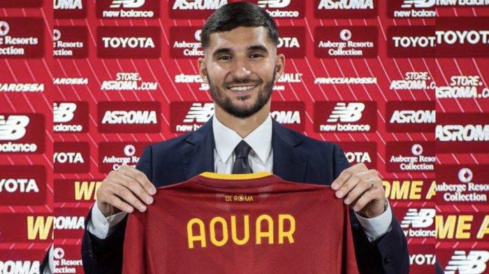 Houssem Aouar resmi menjadi pemain AS Roma, kenakan nomor punggung 22, teken kontrak selama lima tahun