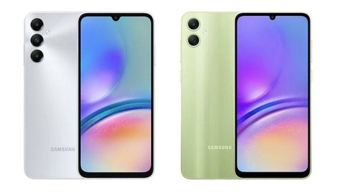 Ilustrasi Samsung A05s dan Samsung A05 di Juli 2024.