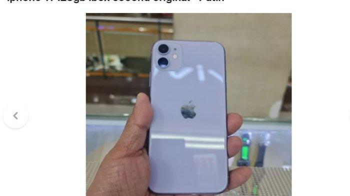 Ilustrasi iPhone 11 second ori