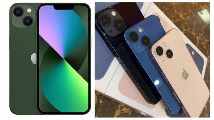 Ilustrasi iPhone 13 grass dan second