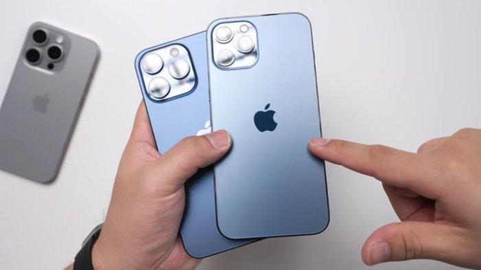 Ilustrasi iPhone 15 Pro dan iPhone 15 Pro Max di Januari 2025.