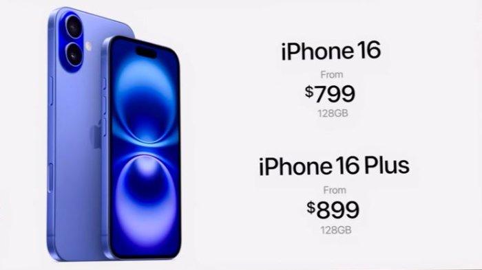 Ilustrasi iPhone 16 dan iPhone 16 Plus
