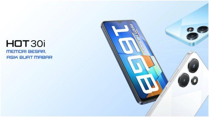 Infinix Hot 30i ditenagai chipset MediaTek Helio G3